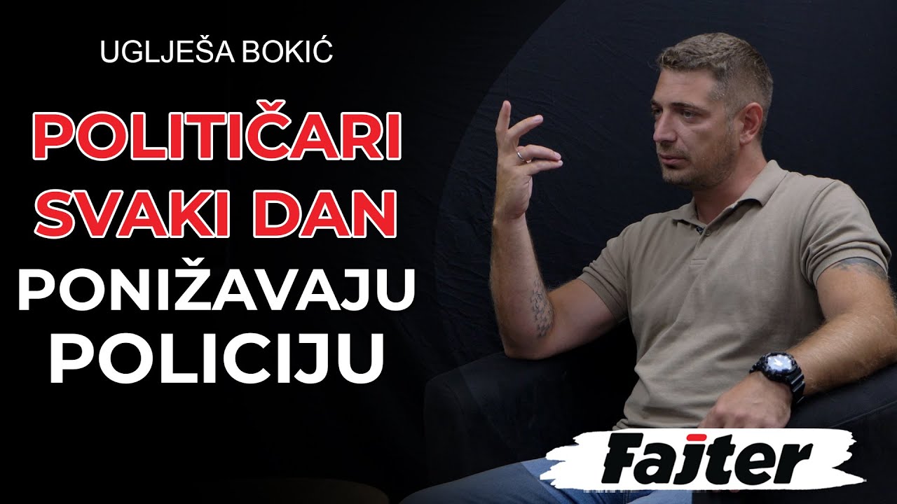 UGLJEŠA BOKIĆ: BAHATI POLITIČARI ŠTITE KRIMINAL I PONIŽAVAJU POLICAJCE