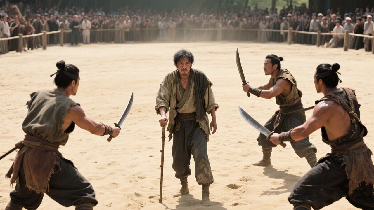 日本武士設擂台狂妄無人敵，怎料中國小夥展露絕世神功秒殺他 🔥 抗日 | Kung Fu