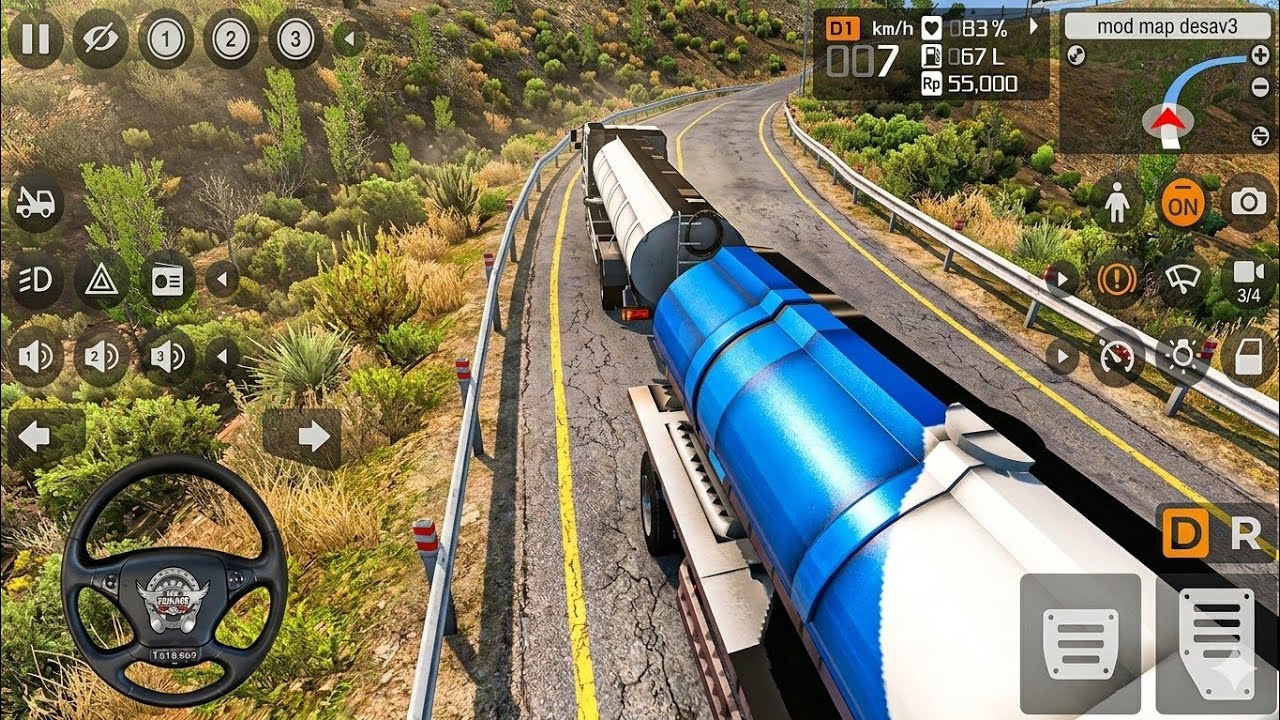 Great Gendengan Double Tanker | Blusukan Offroad Simulator 3D 2026