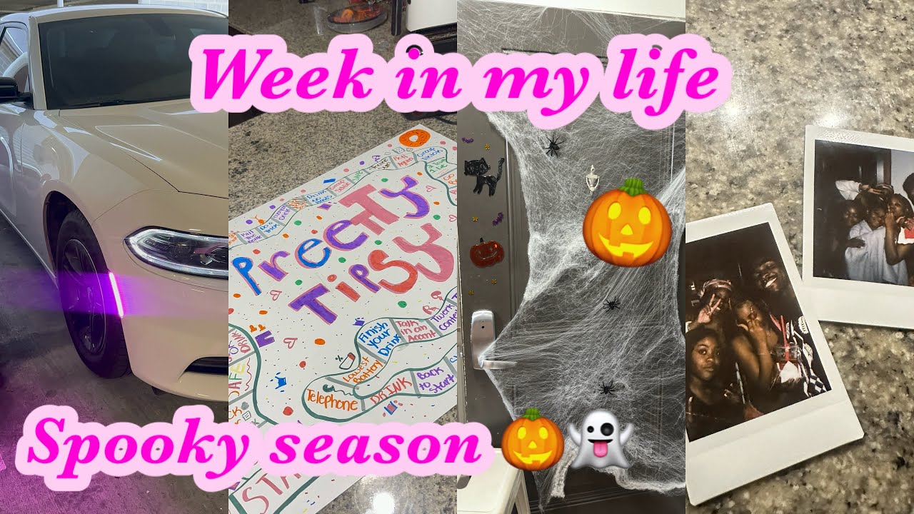 1ST WEEK IN OCTOBER🎃SPOOKY GAMENIGHT👻HALLOWEEN DECOR.. I CHANGE MY SIDE MARKERS | Adrienne Jordan