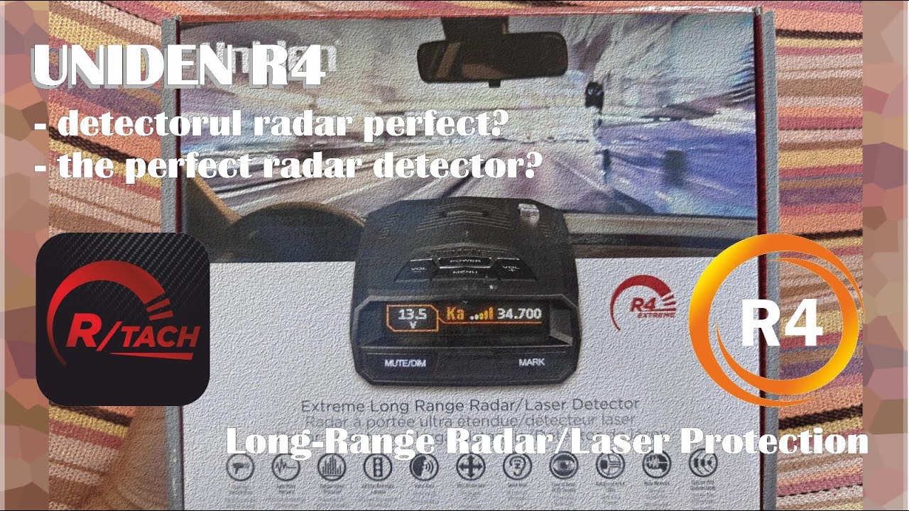 UNIDEN R4 - detectorul radar perfect? / the perfect radar detector?