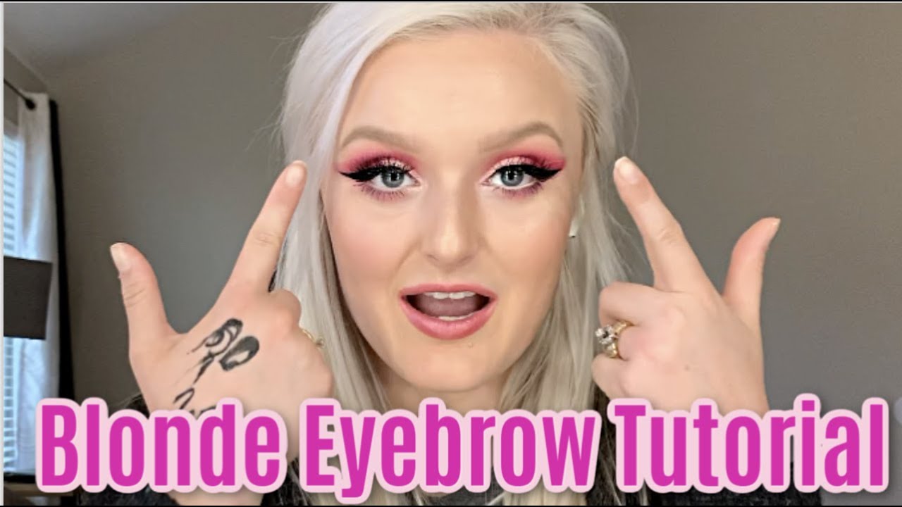 Eyebrow Tutorial for Blondes | DETAILED Tutorial