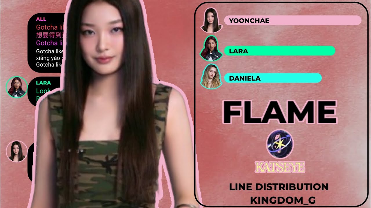 [KATSEYE] - Flame 《 Line Distribution + Lyrics 》