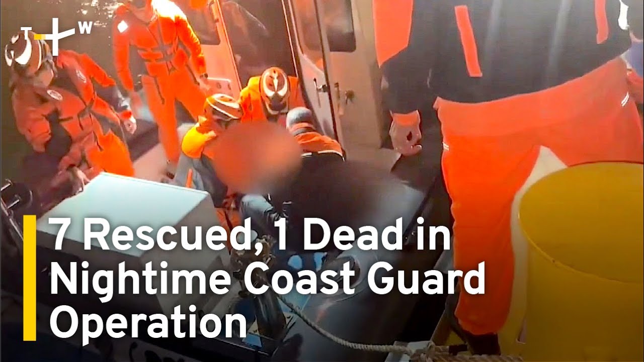 One Dead, Seven Rescued From Stranded Oil Tanker by Taiwan Coast Guard｜TaiwanPlus News
