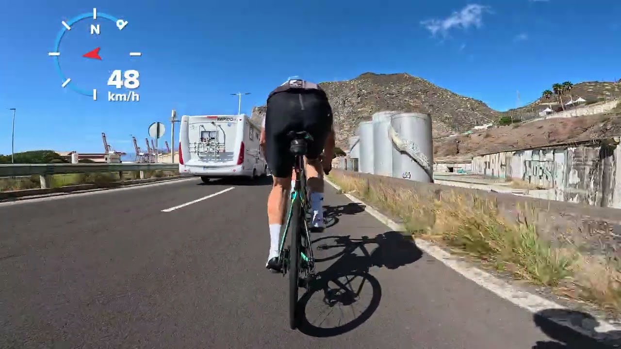 Ciclismo Avenida Anaga. Santa Cruz  de Tenerife 5-10-2025 