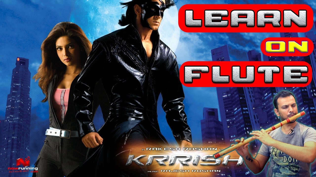Learn  krrish  Flute Music With (Tuk Tuk Tu) Tounging  Technique || Very Easy Flute TUTORIAL ||
