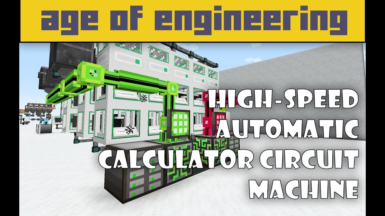 Age Of Engineering - TUTORIAL - AUTOMATIC Calculator Circuit Machine