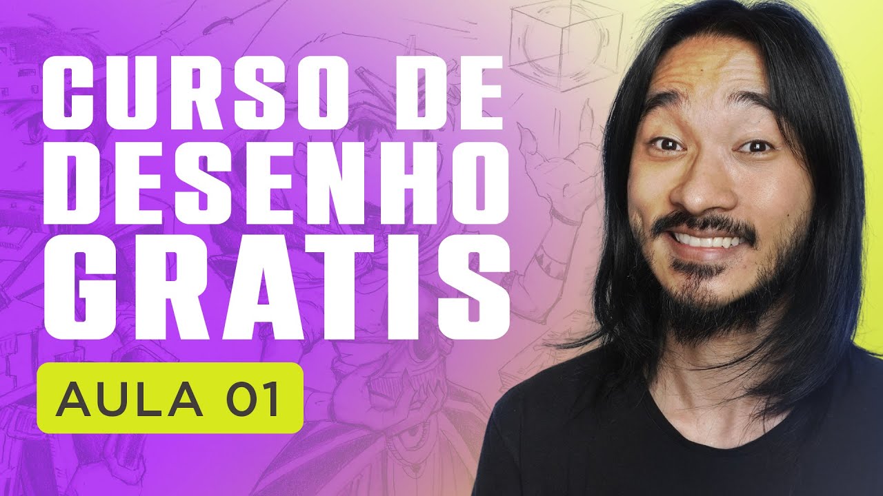 Aula de Desenho GR&Aacute;TIS para Iniciante - Curso de Desenho COMPLETO e ATUALIZADO 2022  - Aula #01
