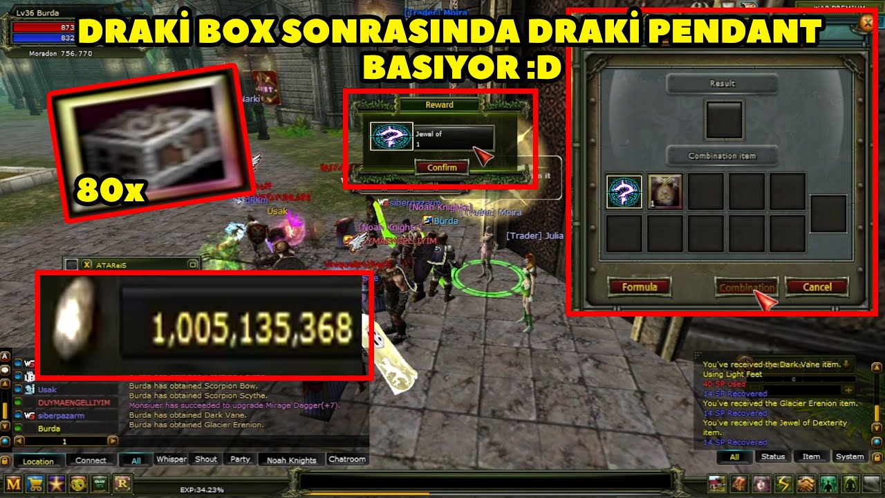 CANITINN - (Agartha) 1 Yıl Aradan Sonra 10 GB ile OLd Draki Box Kırdırıyor :D ! Knight Online