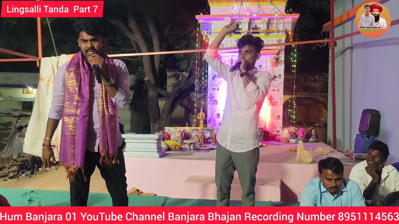 Akash Chavan 🆚 Chotta Maruti New BanjaraBhajan Mukaballa At Lingsalli nda#banjarabhajan#akashchavan