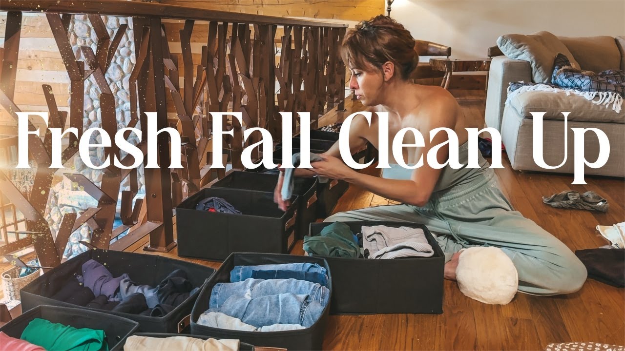 Fresh Fall Start ✨🏠🍂 45 Minute Real-Time Cozy Clean & Organize With Me
