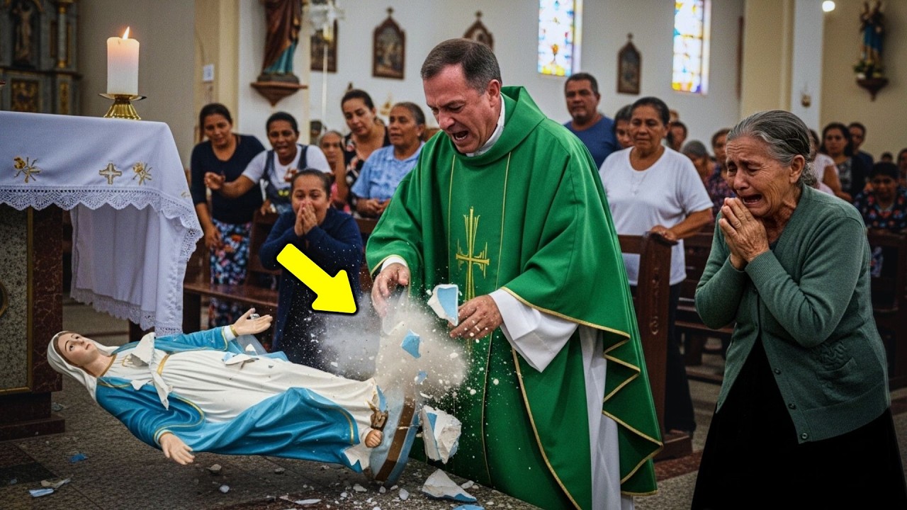 😱 A priest lost control during Mass… what happened next shocked everyone!