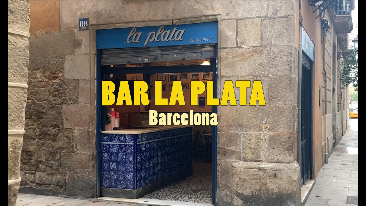 Bar La Plata 🐟 LOS BOQUERONES MÁS FAMOSOS de Barcelona 🐟 #bares #barcelona  #baresautenticos