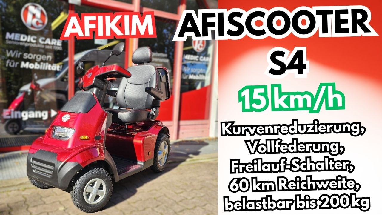 👑 #AFIKIM #Afiscooter S4 - XXL #Elektromobil, 🛡️ Stabilität, ✨ Komfort & 🔋 Reichweite