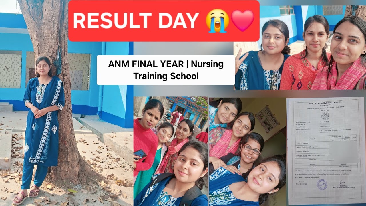 আজ ANM Final Year-এর result আনতে NTS গেলাম 🥹💉অনেক stress, ভয় আর excitement—সব একসাথে #NursingStudent