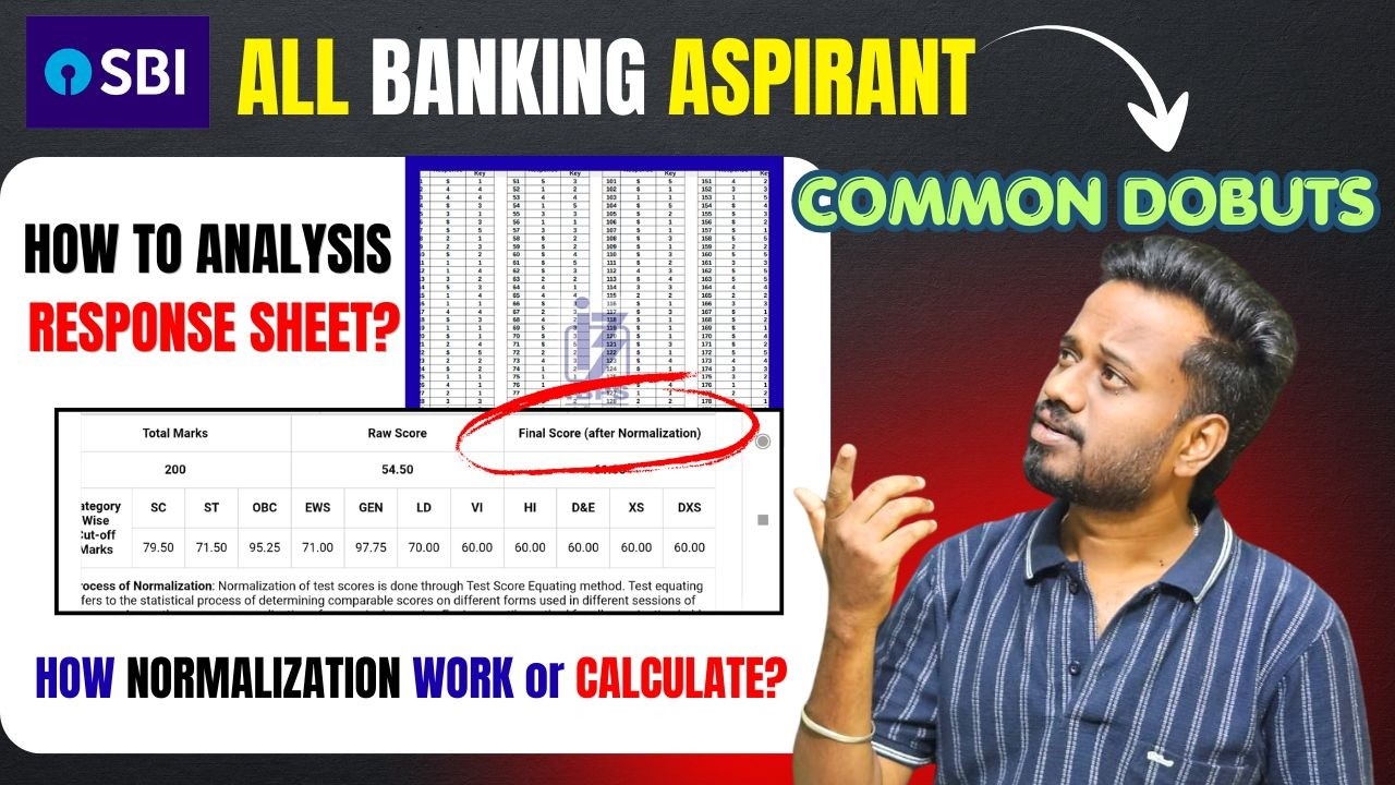 Response Sheet Analysis ✅| Normalization எப்படி Calculate பண்ணுறது? ✅| Final Score எப்படி வரும்?