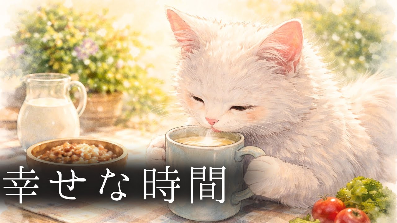【Ambient Piano】ホットミルクで幸せなひととき｜心が温かくなる優しいアンビエントピアノ｜ Sleep & Relax Piano｜睡眠・瞑想・勉強・作業用