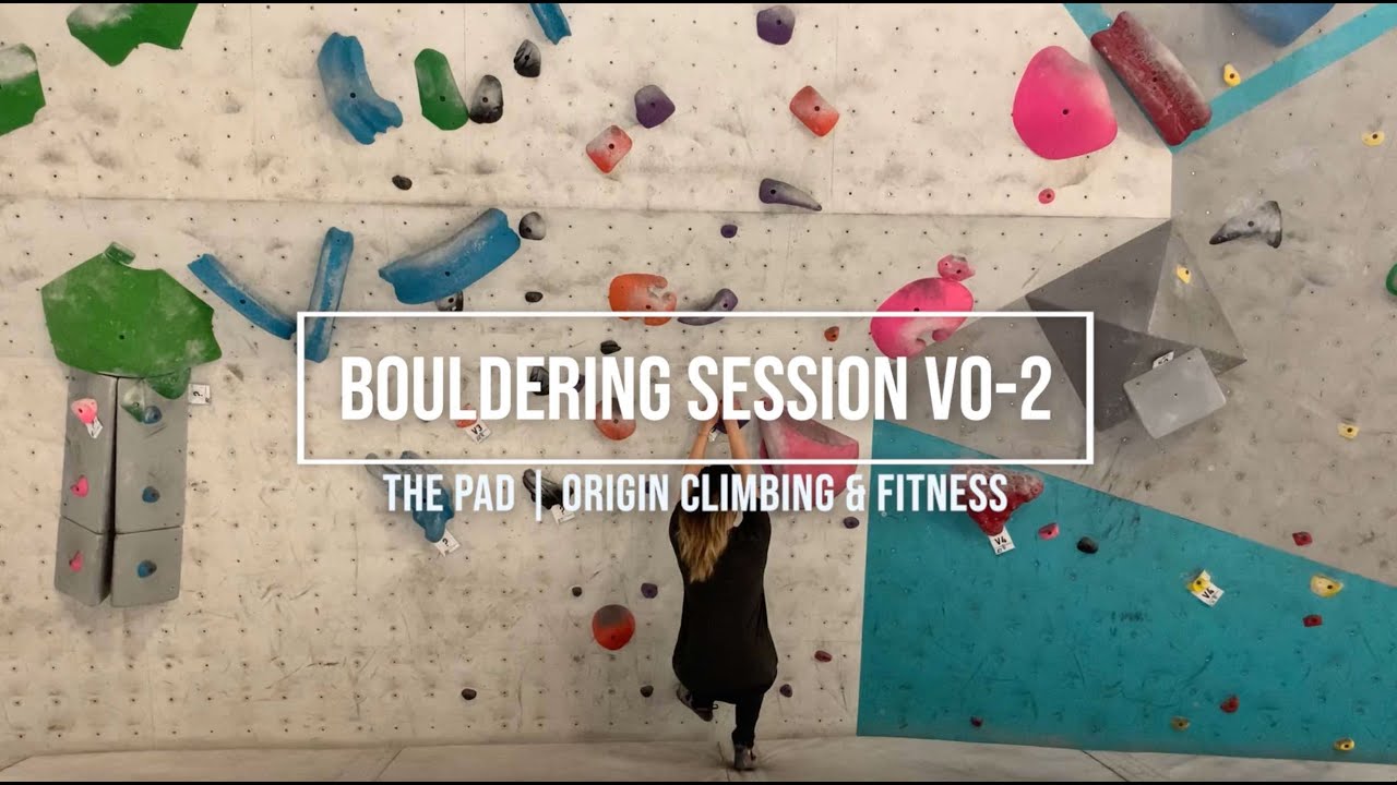 Bouldering Session V0-V2 | The Pad - Origin Climbing & Fitness | shortpeoplebeta