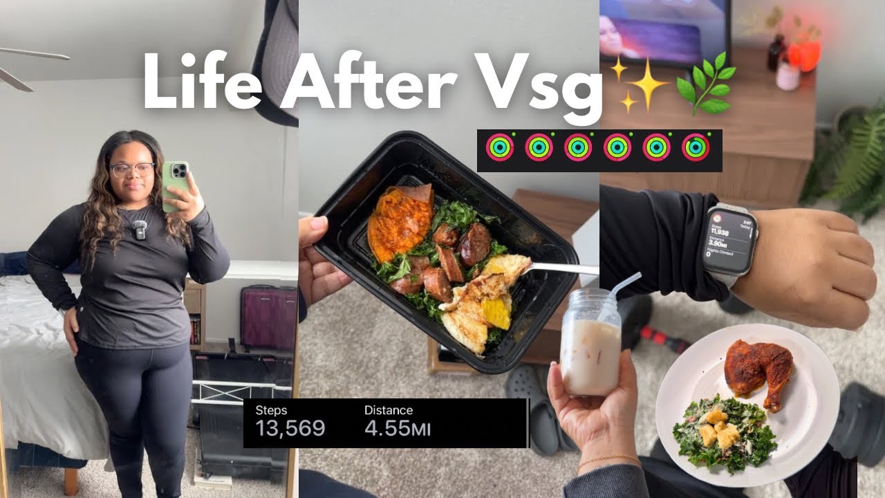 Life After Vsg : day in the life of a Bariatric Patient, 10k steps, grocery haul + Vsg Q & A
