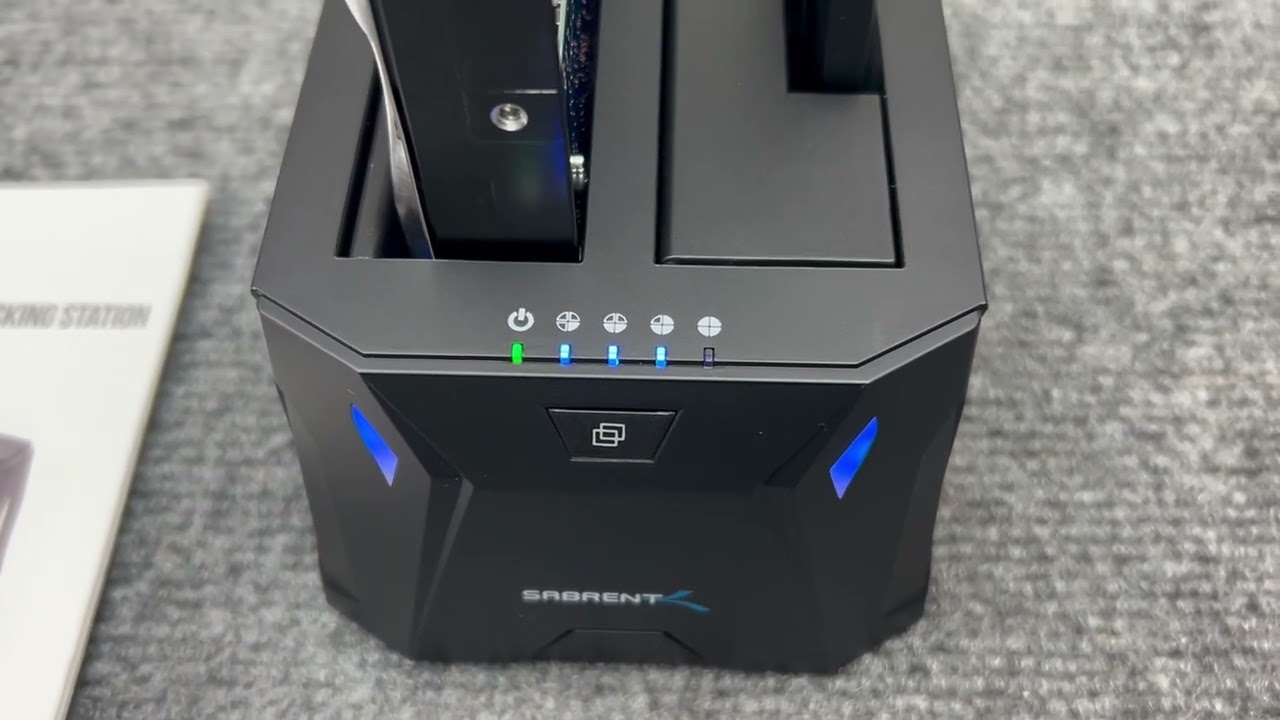 SABRENT Dual Bay Docking Station Review | Fast Cloning & Backup