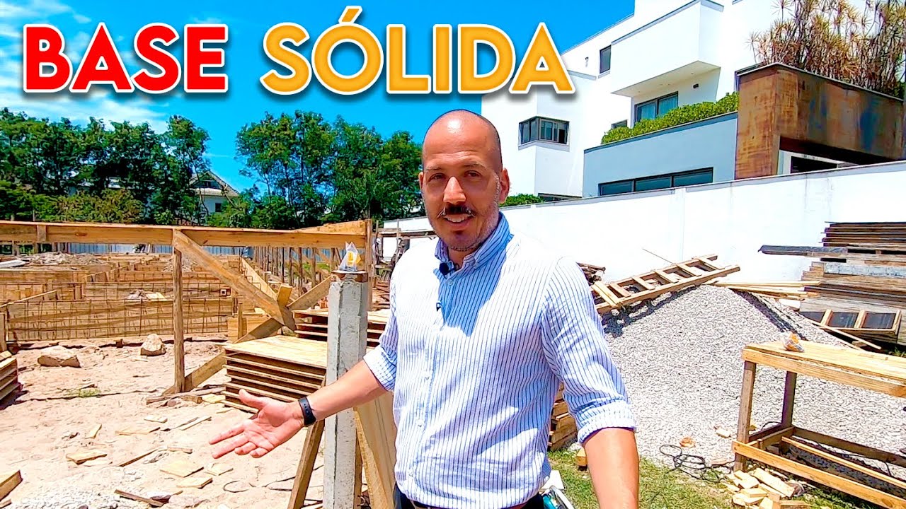 CONSTRUÇÃO PASSO A PASSO DE CASA 500M² - BASE TOMANDO CORPO!! | MULLER IMOVEIS RJ | TOUR CASA