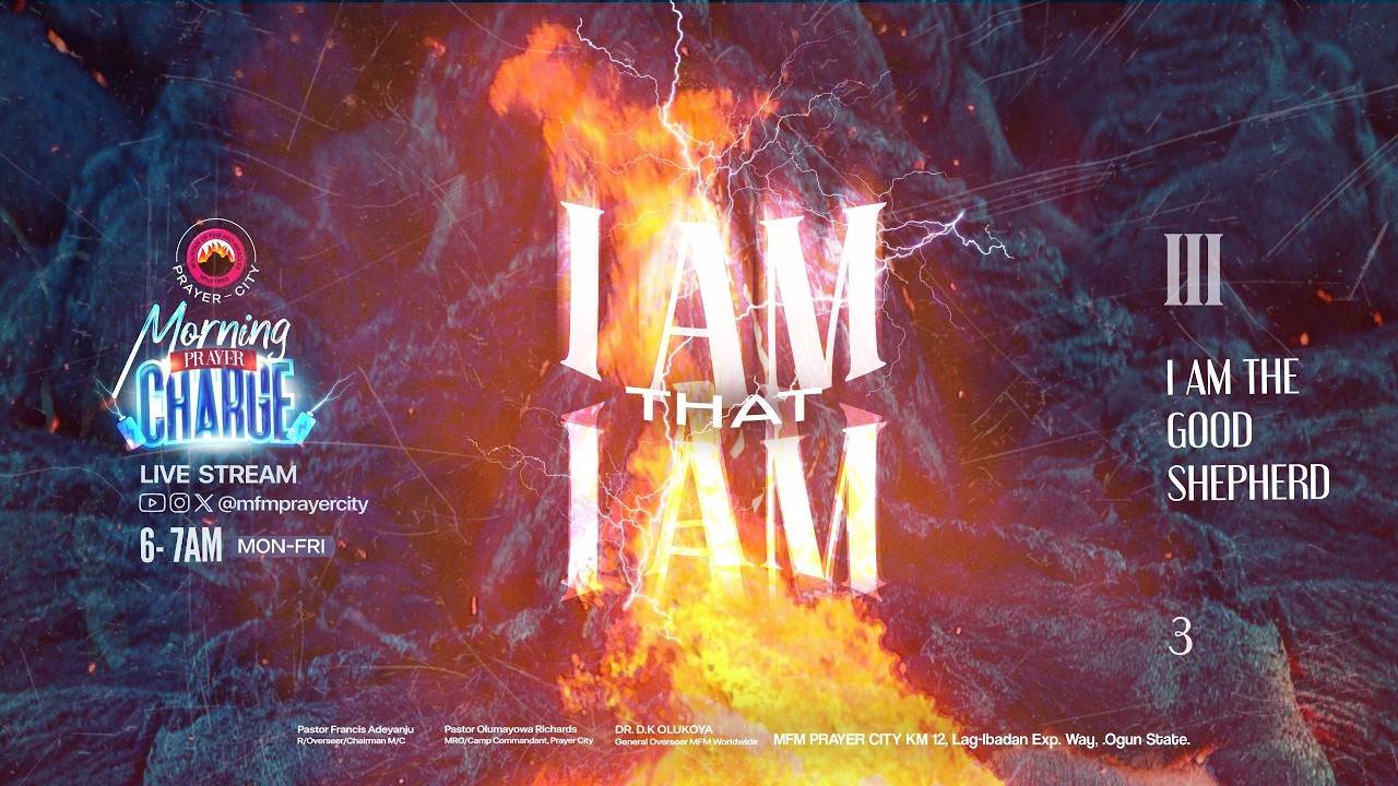 MORNING PRAYER CHARGE || I AM THE GOOD SHEPHERD || 18-03-2026 || PRAYER CITY