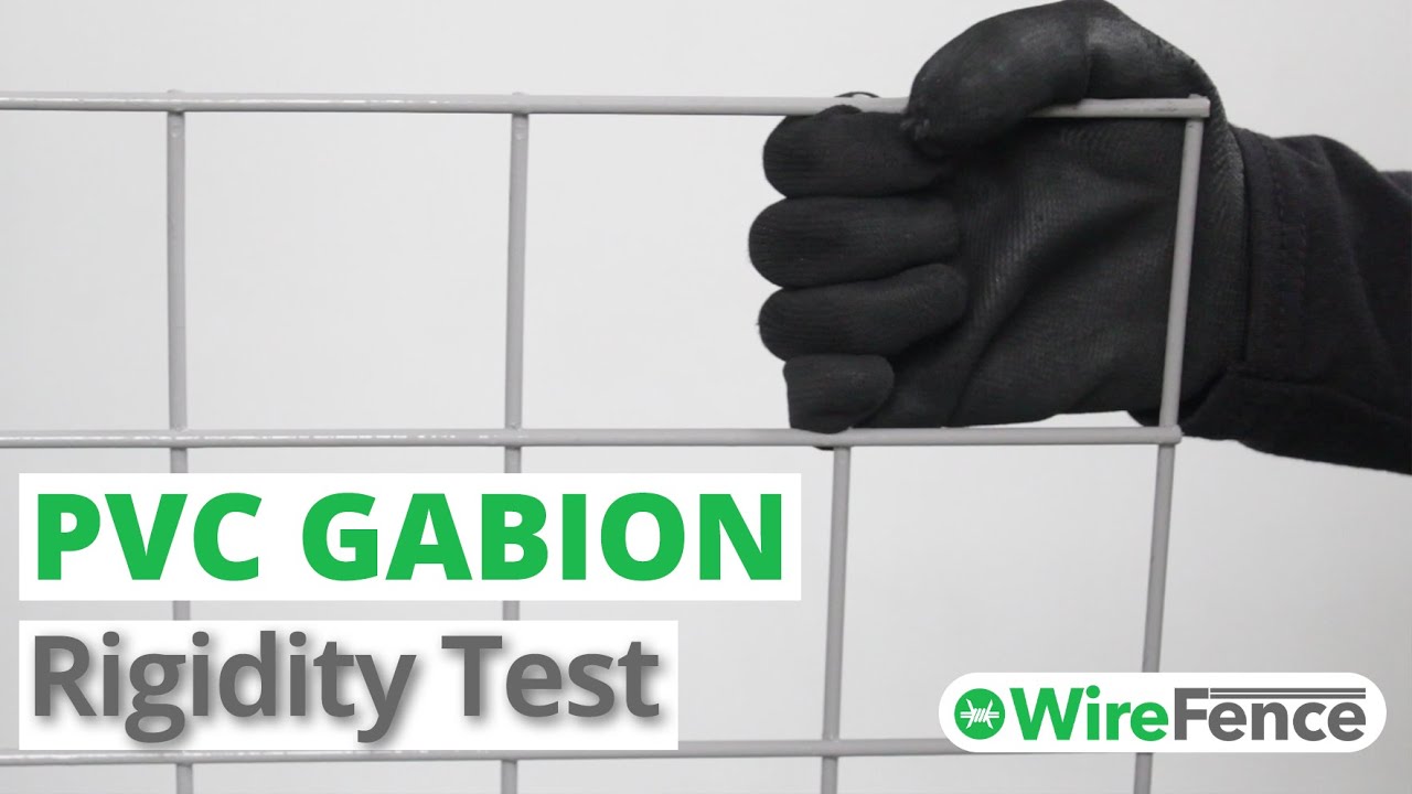 PVC Gabion Rigidity Test (Comparing Diameters) | WireFence