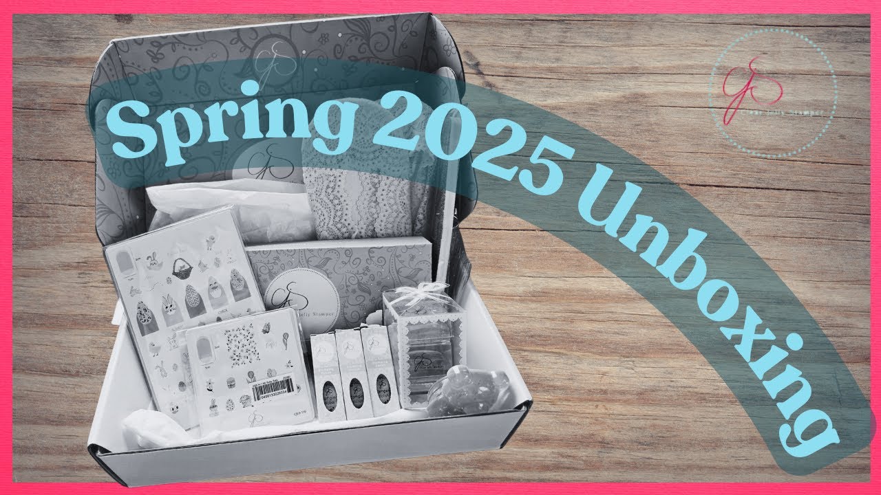 ⚠️UNBOXING the Clear Jelly Stamper Spring 2025 Mystery Box! ⚠️