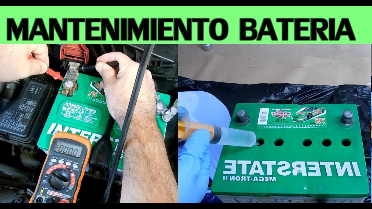 Como Hacer Mantemiento y Cuidados a la Bateria del Auto (detallado)