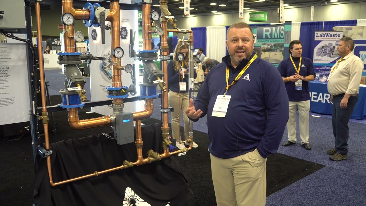 ASPE 2024: Armstrong International showcases electronic digital mixing valve.