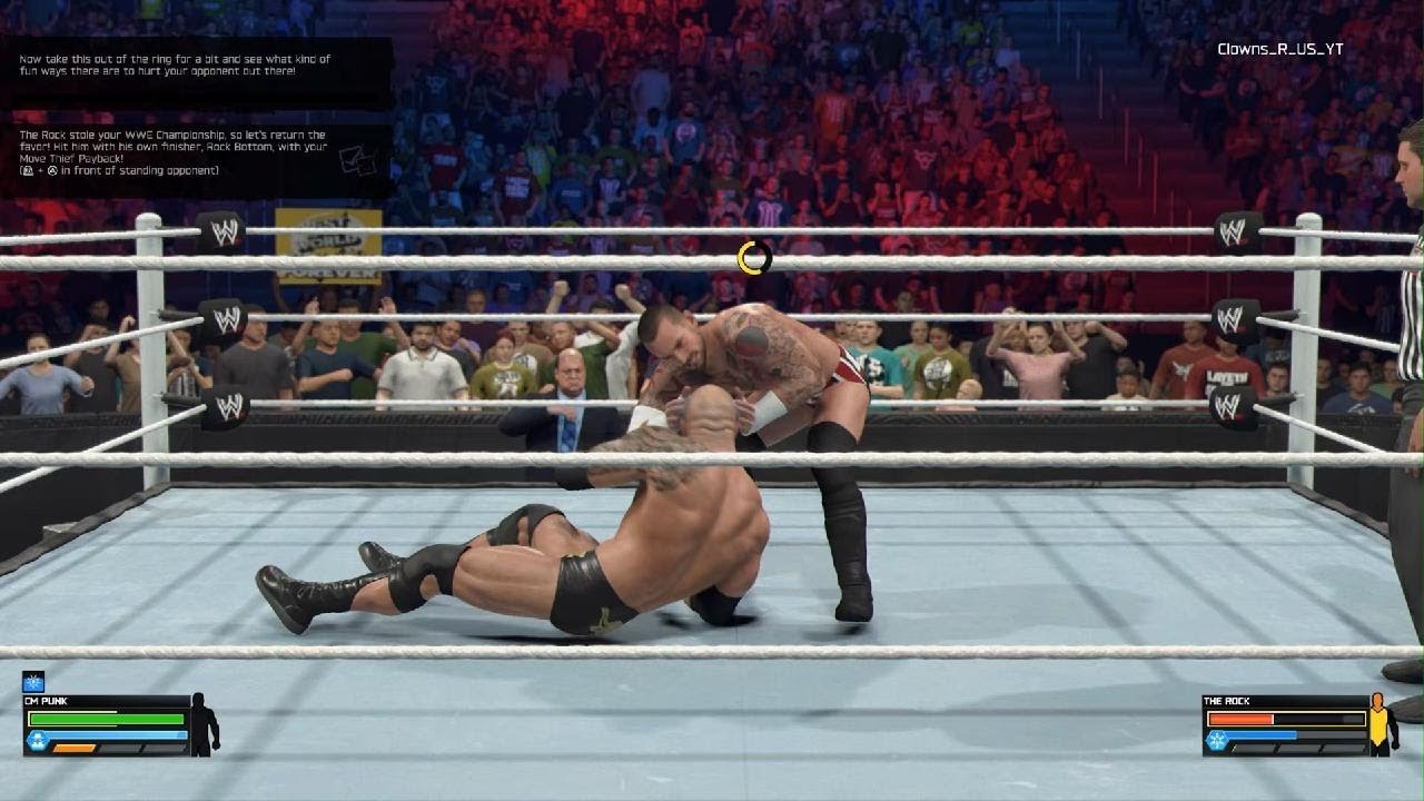 Elimination chamber 2013 Cm punk 13 vs The Rock 13