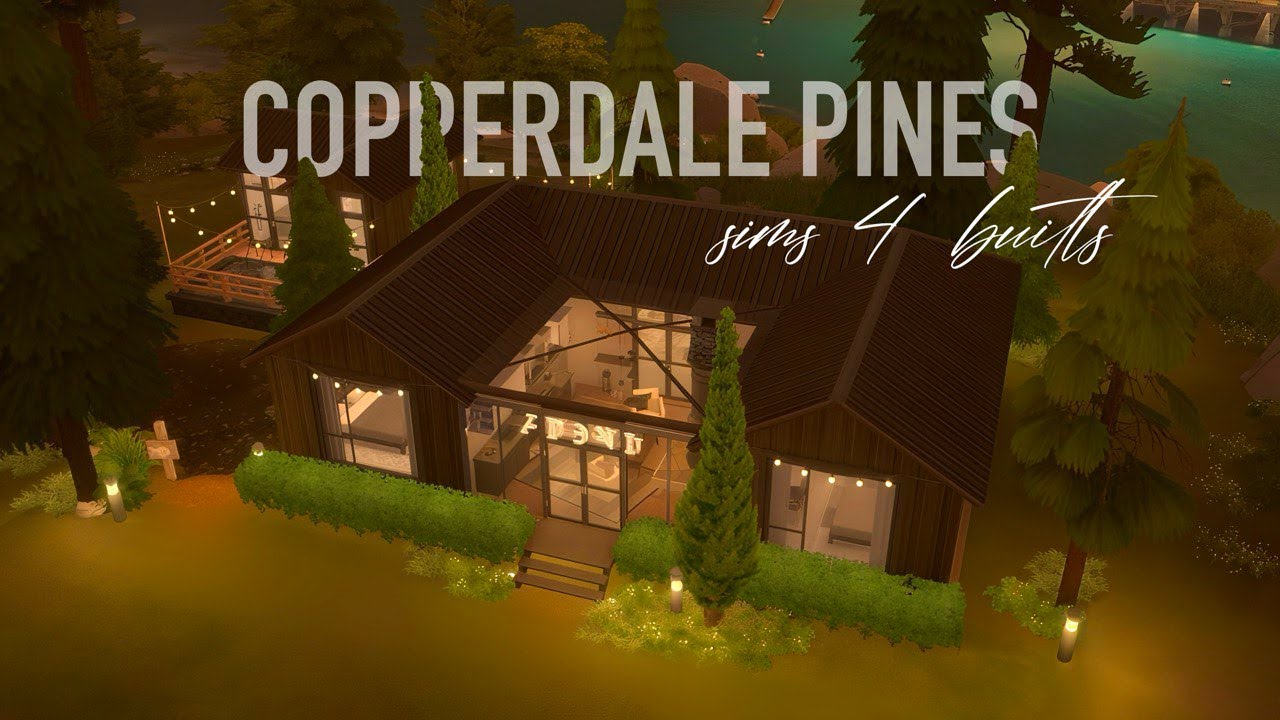 COPPERDALE PINES | жилье для отдыха | NO CC  #thesims4 #sims4 #sims4build