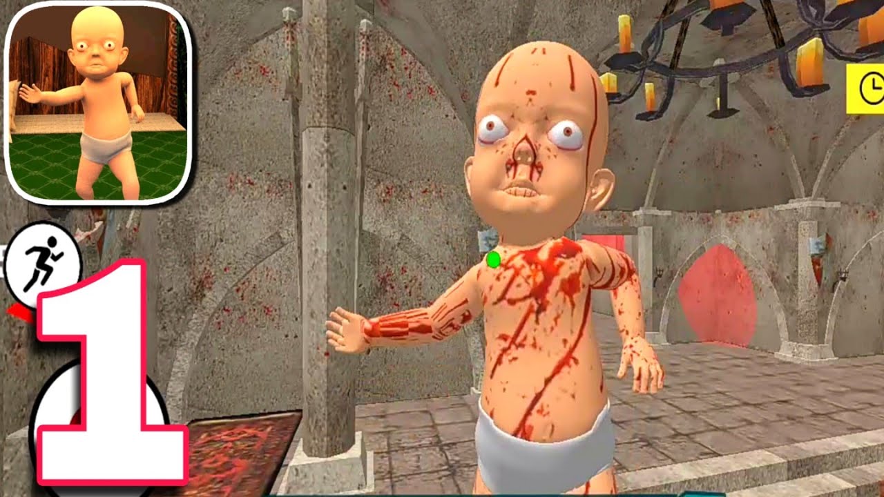 Scary Baby & Dark Yellow House Game 3D Gameplay Walkthrough Part 1 || Level 1 to 10 ||