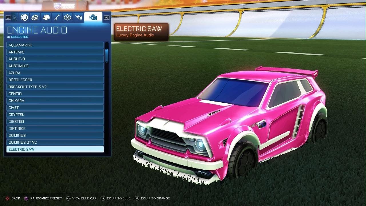 ALL MY 91 ENGINE AUDIOS in Rocket League