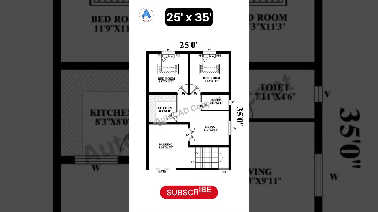 Simple house plan | Best House Plan | 25x35 House Plan #homedesign #home #houseplan #shorts