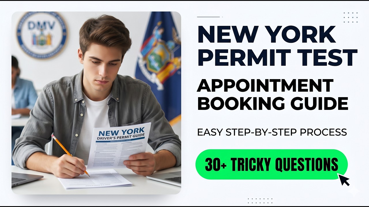 How to Book Your New York Permit Test Appointment and Pass First Try | 2026 Full Guide