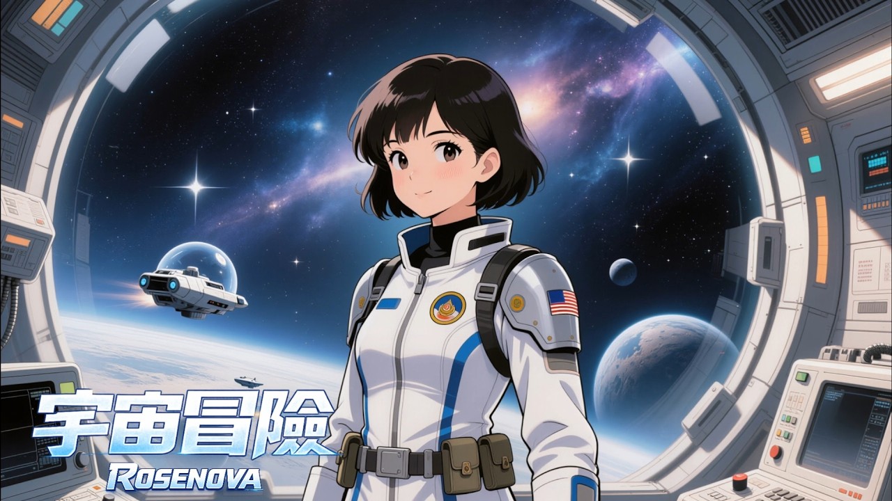 Rosenova【宇宙冒險 Space Adventure】Official Music Video | Pop Rock × Punk | Retro Anime Style