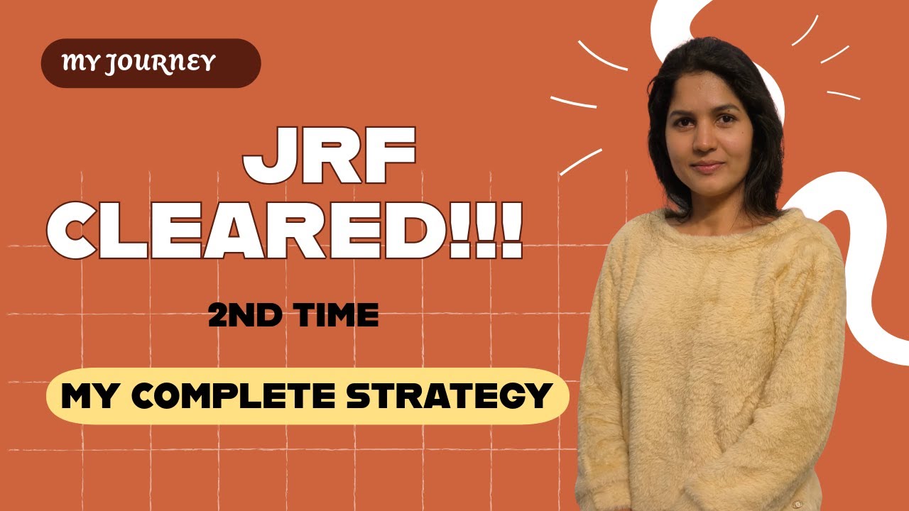 MY JRF SUCCESS FORMULA