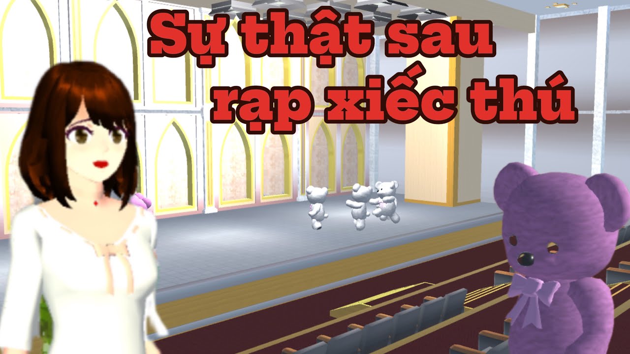 [sakura school simulator]Sự THẬT SAU RẠP XIẾC THÚ ||phimkinhdi🎥🎥