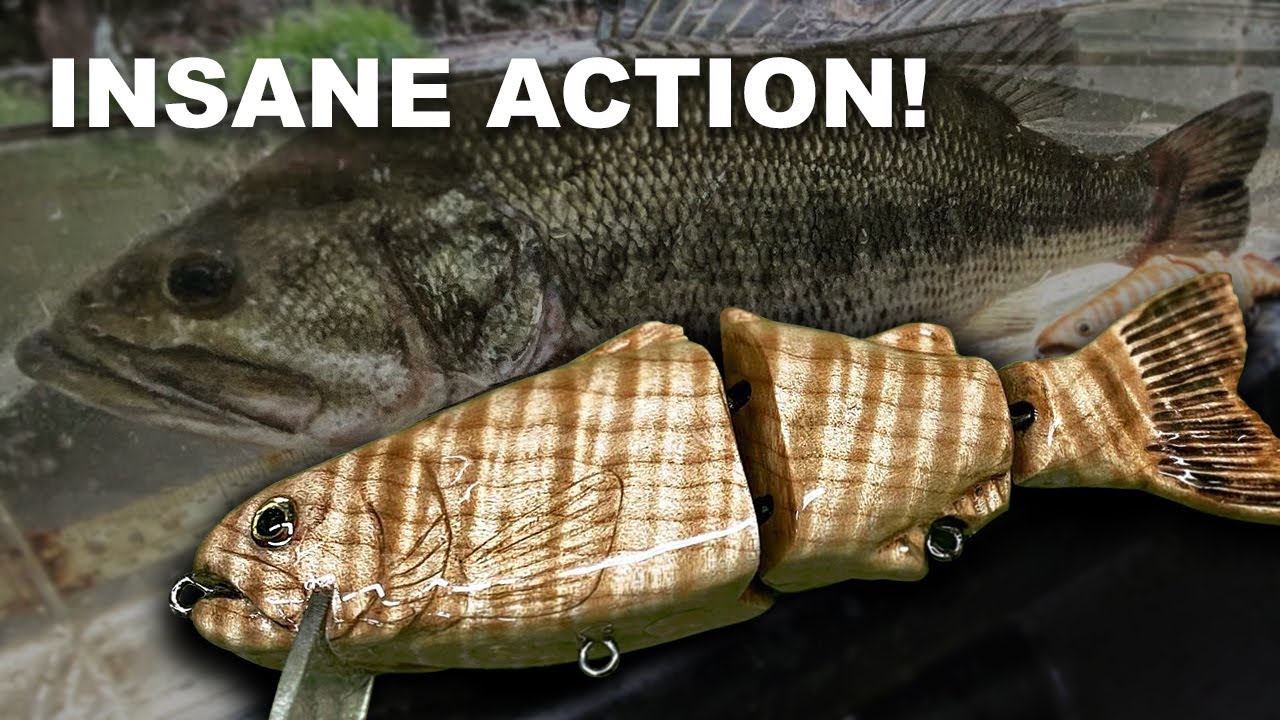 Making a Trout Wake Bait - Lure Build