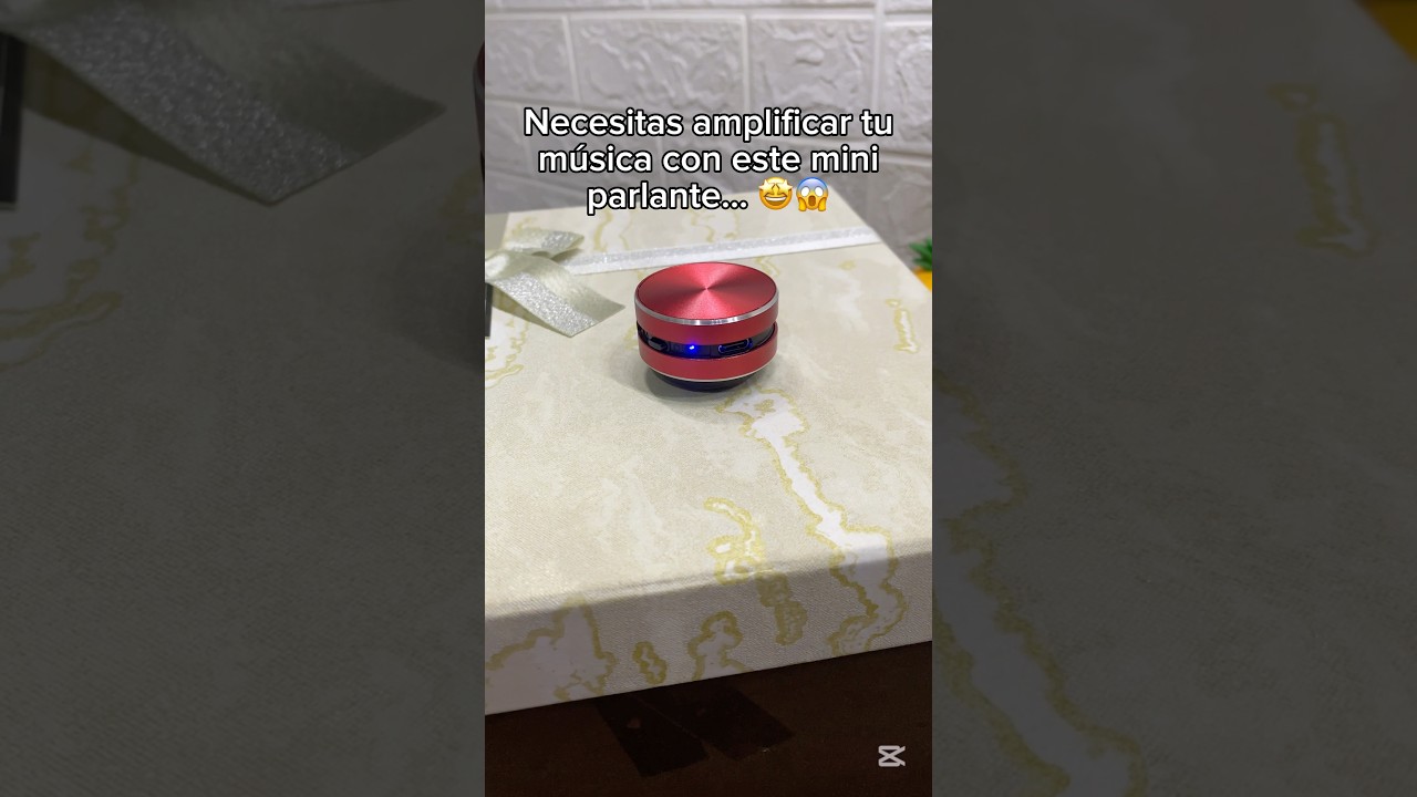 No puedo parar de usar este mini parlante 🤩 #minispeaker #speaker #portablespeaker