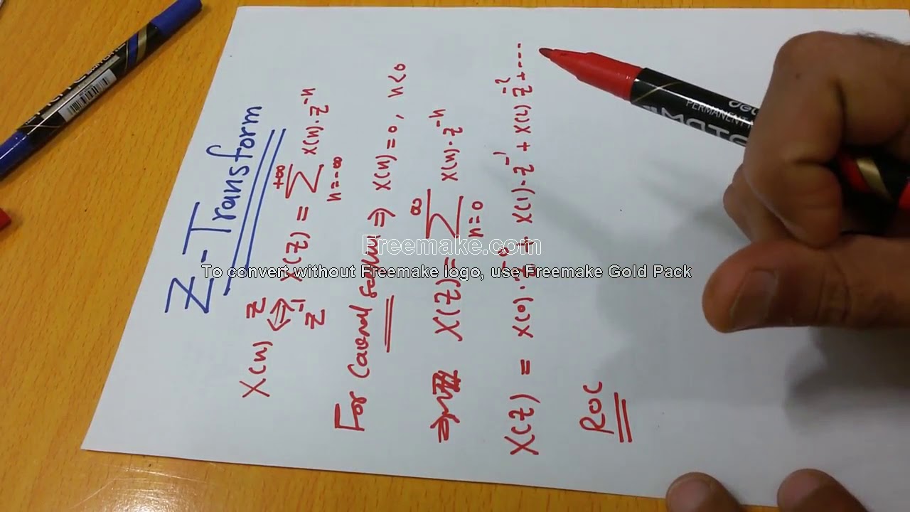 Z-Transform 1: Definition of Z-transform    شرح مبسط لكيفية أيجاد تحويل Z