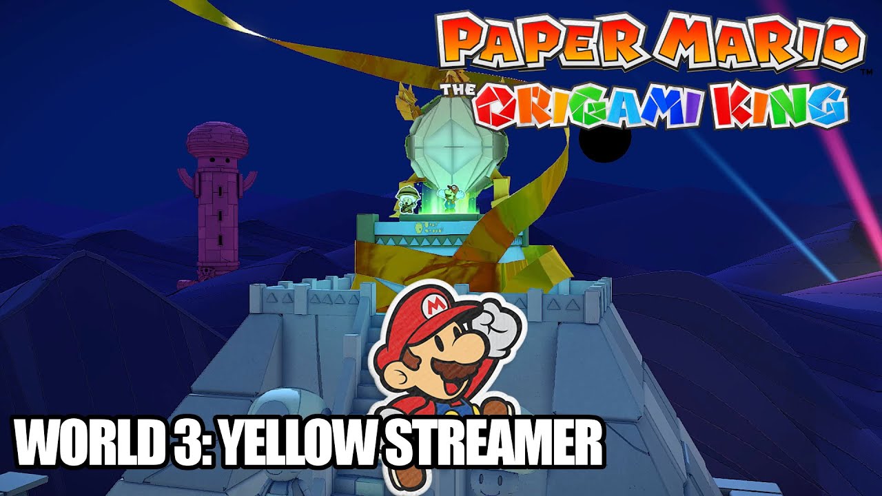 Paper Mario The Origami King - World 3: Yellow Streamer [Nintendo Switch]