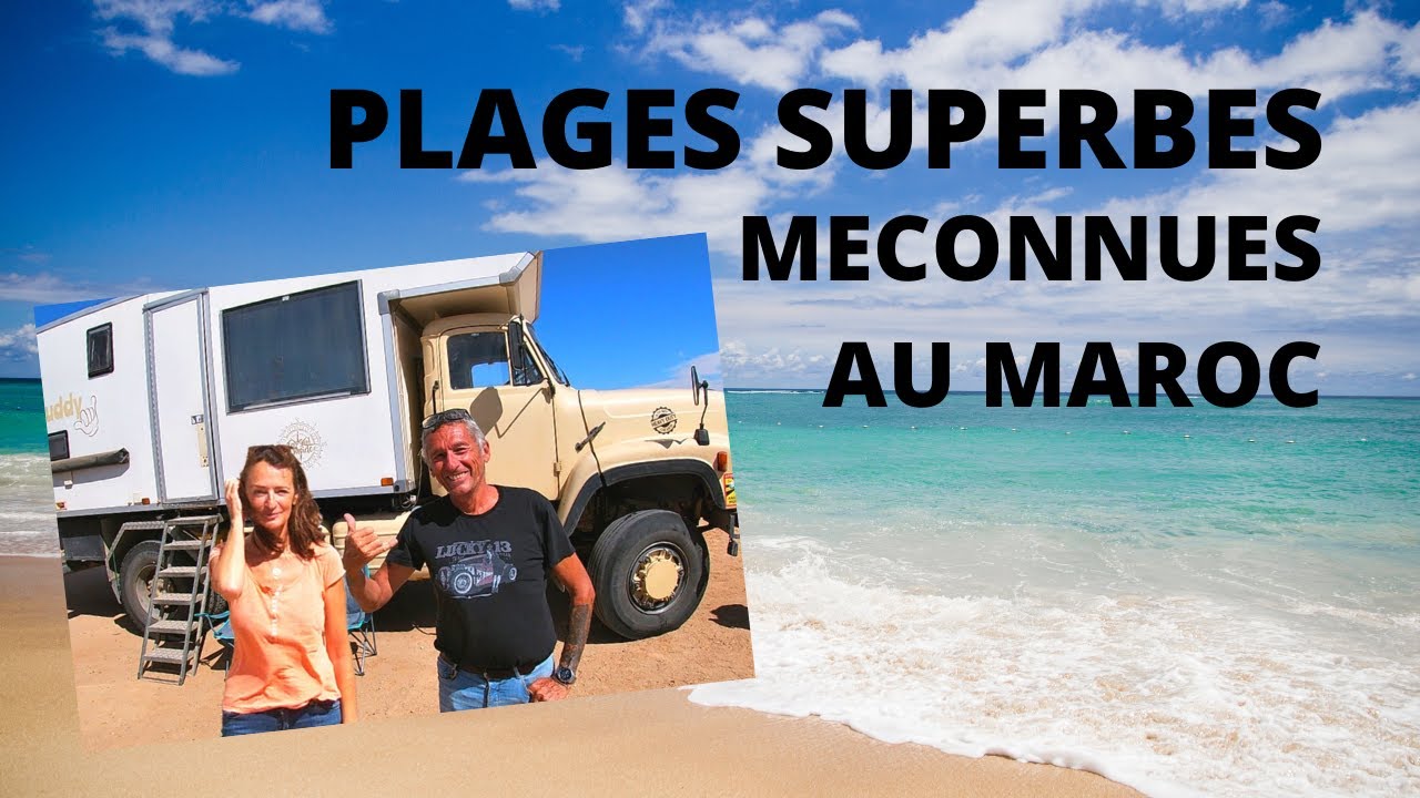 Vanlife et bivouacs au bord de la mer sur le sud du Maroc (en camion 4X4 aménagé camping car)