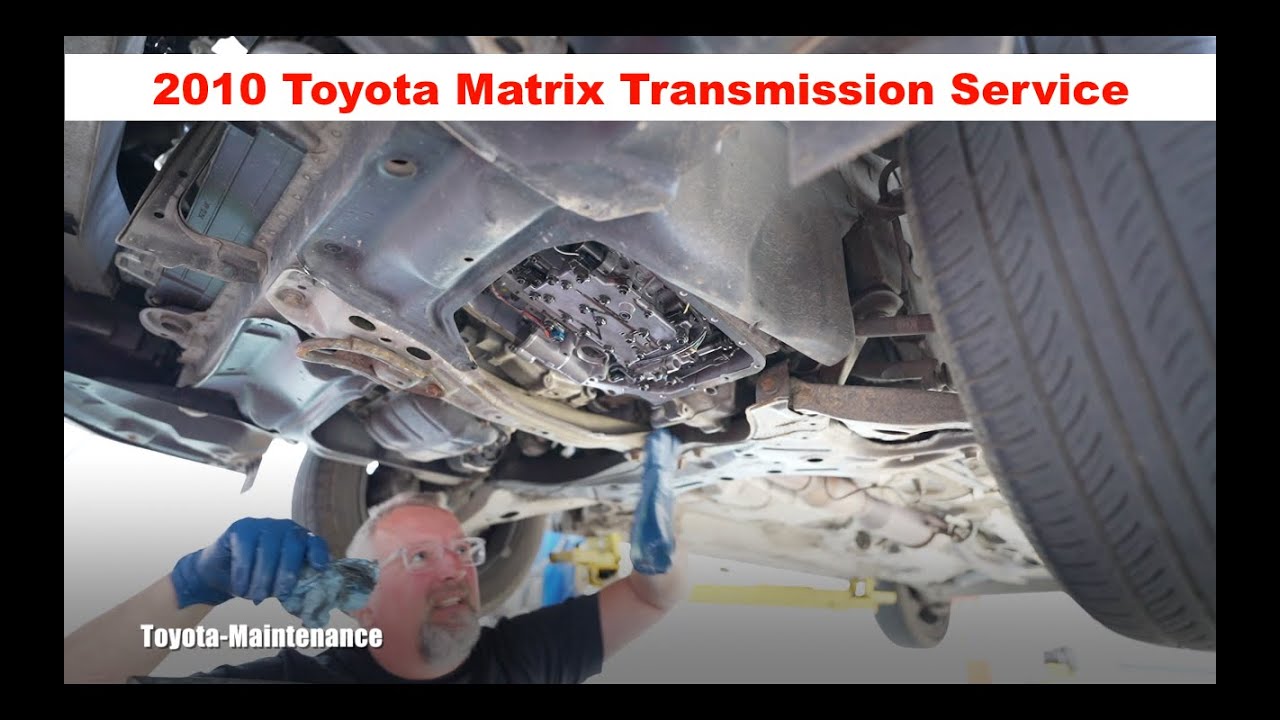 Обслуживание автоматической коробки передач Toyota Matrix 2010 года