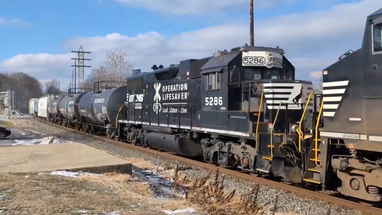 Norfolk Southern and RBMN Railfanning around Reading + Harrisburg line action ft an OLS GP38-2