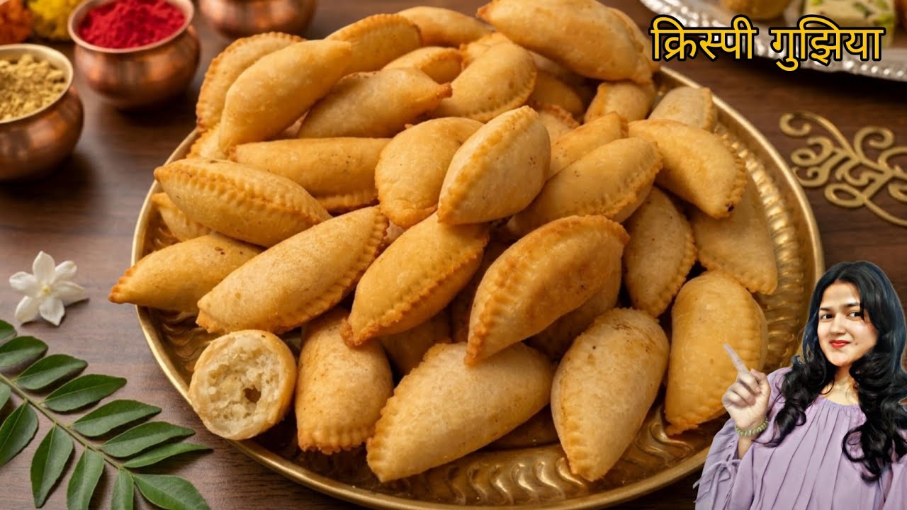 गुजिया बनाने का असली हलवाई सीक्रेट 🤫