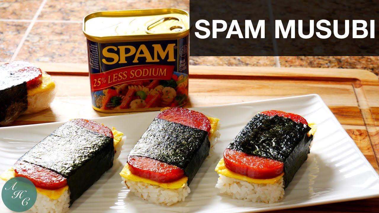 How to make Spam Musubi Recipe | Classic and famous Hawaiian snack and lunch food