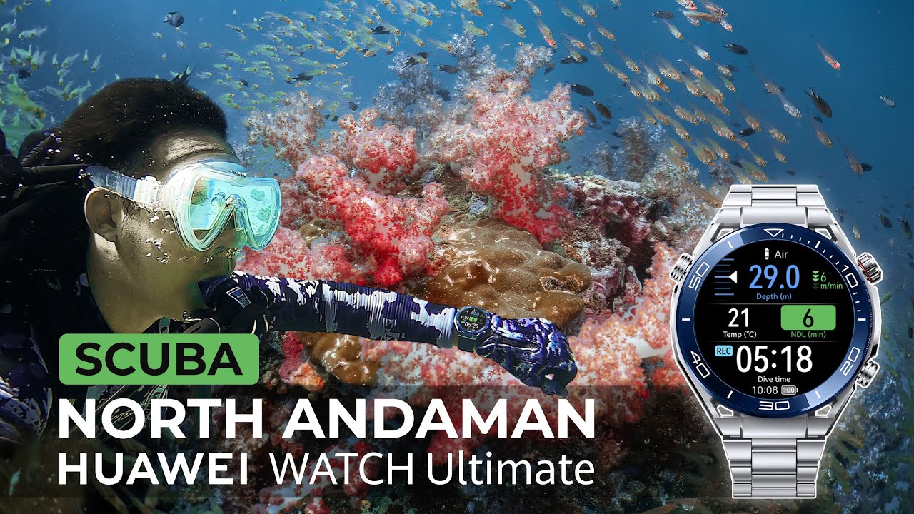 รีวิว Huawei Watch Ultimate - SCUBA Diving Liveaboard at North Andaman - ดำน้ำอันดามันเหนือ