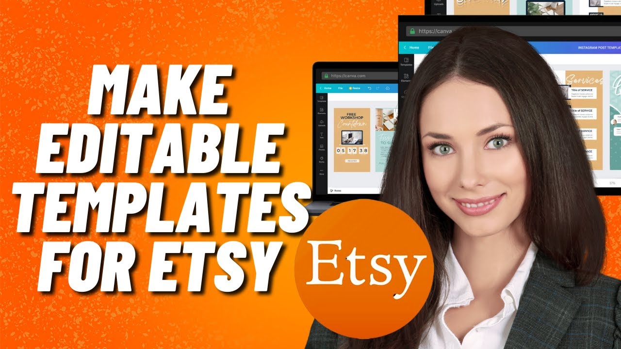 How to Make Editable Templates for Etsy !